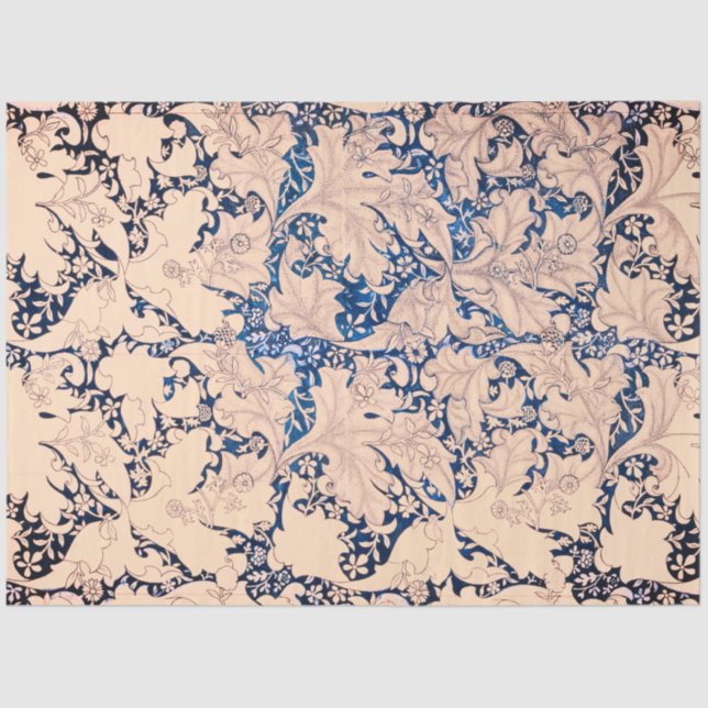 William Morris LEAF PATTERN DECOUPAGE Tissue Paper (Front)