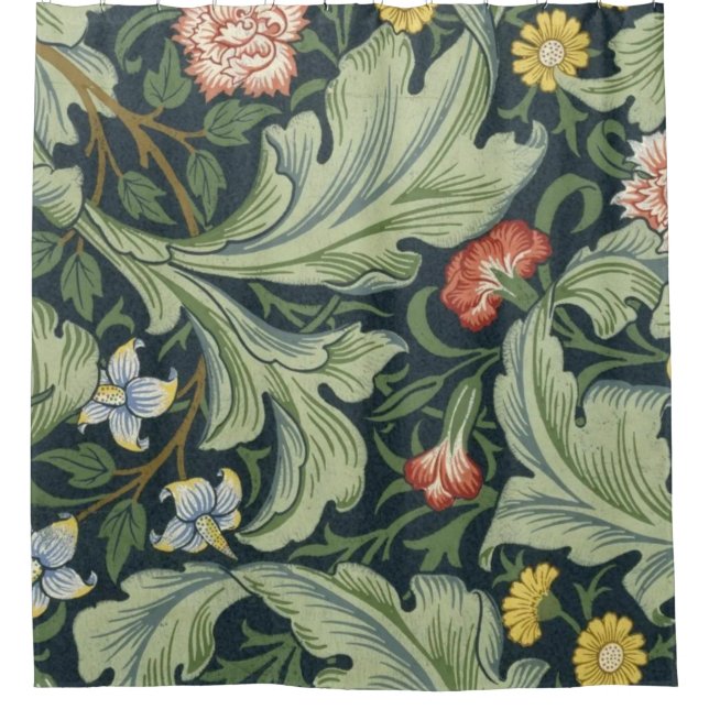 William Morris Leicester Pattern Shower Curtain (Front)