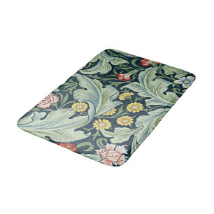 William Morris - Leicester vintage floral design, Bath Mat