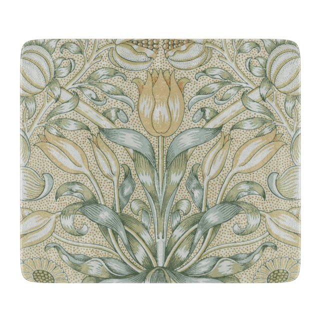 William Morris Lily and Pomegranate Flower Classic Cutting Board (Front)