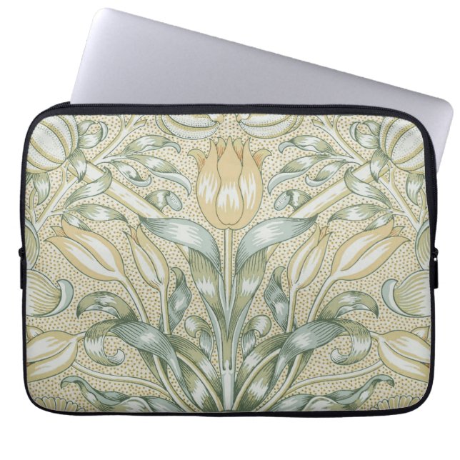 William Morris Lily and Pomegranate Flower Classic Laptop Sleeve (Front)