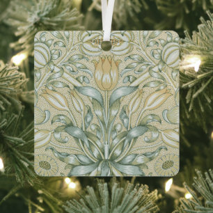 William Morris Lily and Pomegranate Flower Classic Metal Tree Decoration