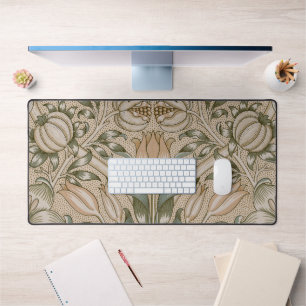 William Morris Lily and Pomegranate Flower Pattern Desk Mat
