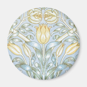 William Morris Lily and Pomegranate Flower Pattern Magnet