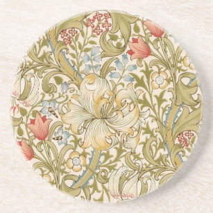 William Morris Lily Art Nouveau Coaster