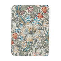 William Morris Lily Art Nouveau Floral Pattern Mag