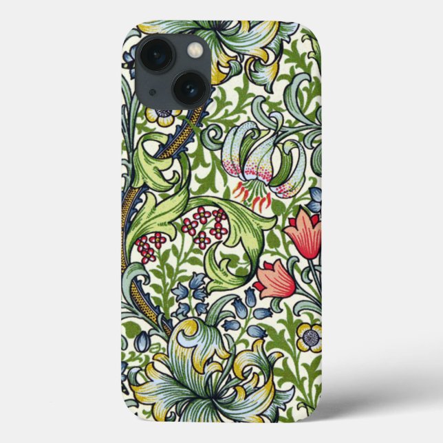William Morris Lily Chintz Pattern iPad Air Case (Back)