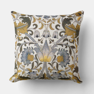 William Morris Lodden floral flower Cushion