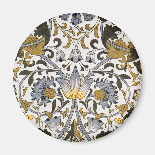 William Morris Lodden floral flower Magnet (Front)