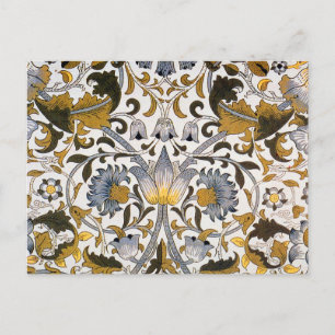 William Morris Lodden floral flower Postcard