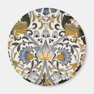 william morris lodden floral flower textile magnet