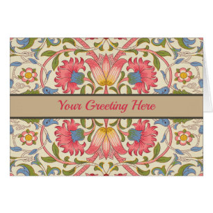 William Morris Lodden floral flower wallpaper 