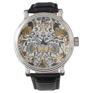 William Morris Lodden floral flower Watch