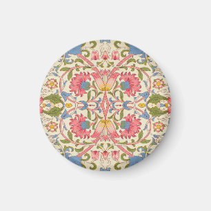 William Morris Lodden Floral Pattern Pastel  Magnet