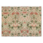 William Morris Lodden Flowers Foliage Green Pink  