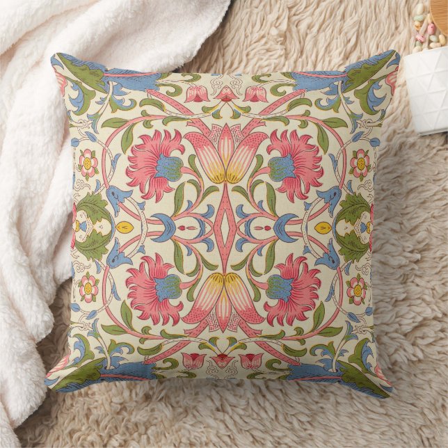 William Morris Lodden Spring Wallpaper Art  Cushion (Blanket)