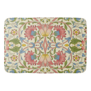 William Morris Loddon Blossom Floral Patterns Bath Mat