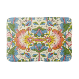 William Morris Loddon Blossom Floral Patterns Bath Mat