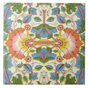 William Morris Loddon Blossom Floral Patterns Ceramic Tile