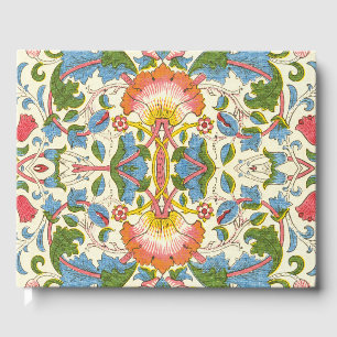 William Morris Loddon Blossom Floral Patterns Guest Book