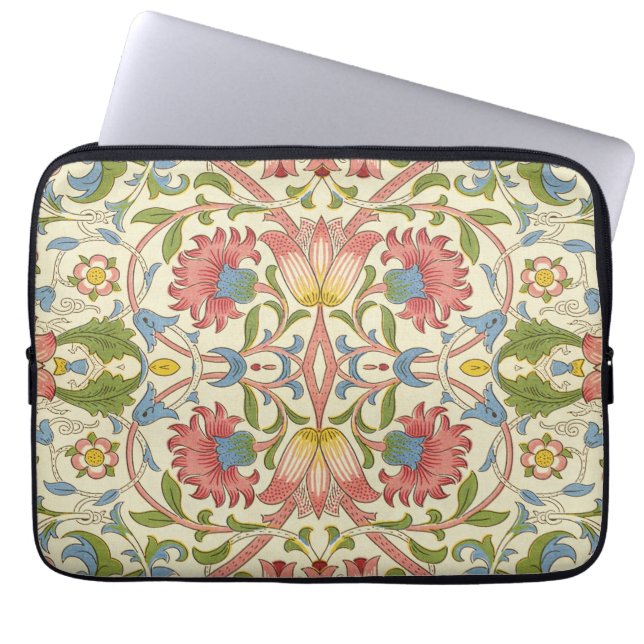 William Morris Loddon Blossom Floral Patterns Laptop Sleeve (Front)