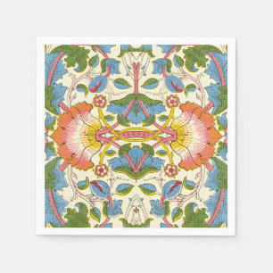 William Morris Loddon Blossom Floral Patterns Napkin