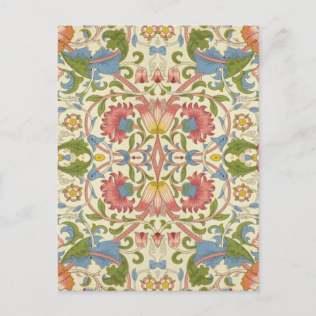 William Morris Loddon Blossom Floral Patterns Postcard (Front)