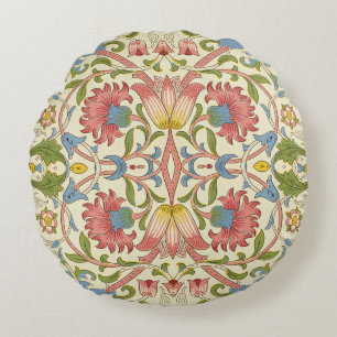 William Morris Loddon Blossom Floral Patterns Round Cushion