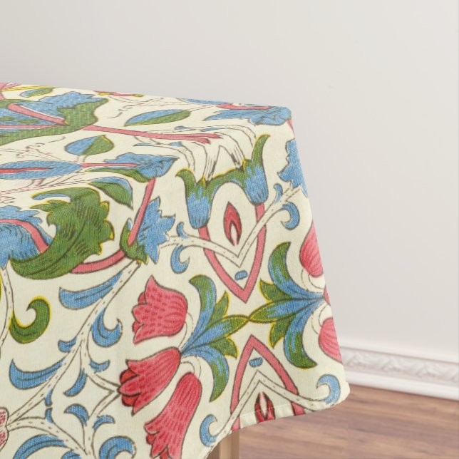 William Morris Loddon Blossom Floral Patterns Tablecloth (In Situ)