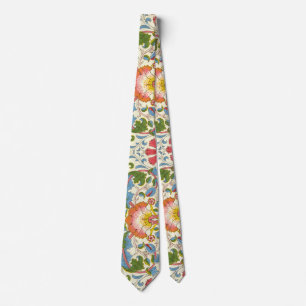 William Morris Loddon Blossom Floral Patterns Tie