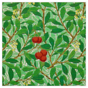 William Morris Lychee Tree Pattern, Light Green Fabric