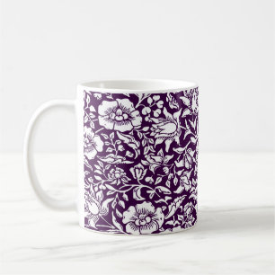 William Morris Mallow Floral Vintage Design Coffee Mug
