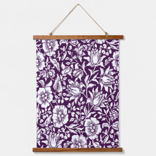 William Morris Mallow Floral Vintage Design Hanging Tapestry