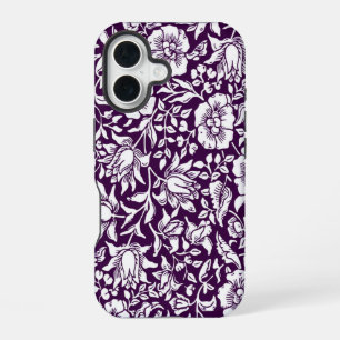 William Morris Mallow Floral Vintage Design iPhone 16 Case