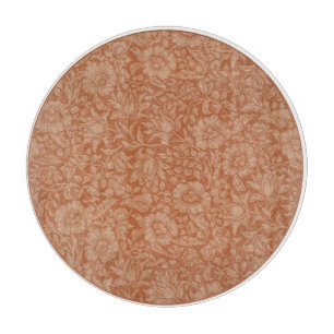 William Morris Mallow Floral Wallpaper Design Cutting Board