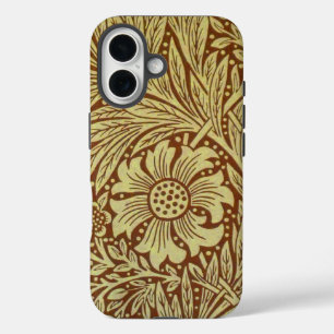 William Morris Marigold Antique Flower Pattern iPhone 16 Case