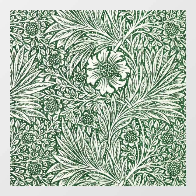 william morris marigold green floral flower (Sheet)
