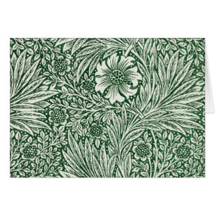 william morris marigold green floral flower
