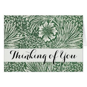 william morris marigold green floral flower