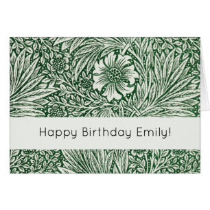 william morris marigold green floral flower