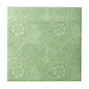 William Morris Marigold (Green) Pattern Tile