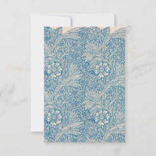 William Morris Marigold Textile Print Thank You Card