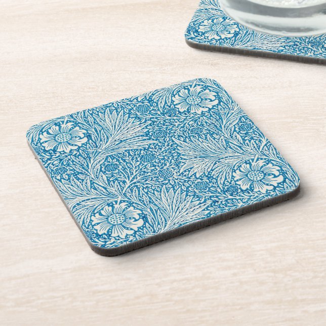William Morris Marigold vintage print Coaster (Left Side)