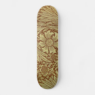 William Morris Marigold Wallpaper Skateboard