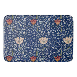 William Morris Medway Blue Floral Bath Mat