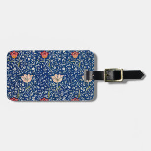 William Morris Medway Blue Floral  Luggage Tag
