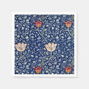 William Morris Medway Blue Floral Napkin