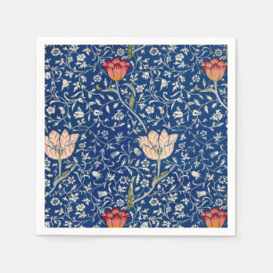 William Morris Medway Blue Floral  Napkin