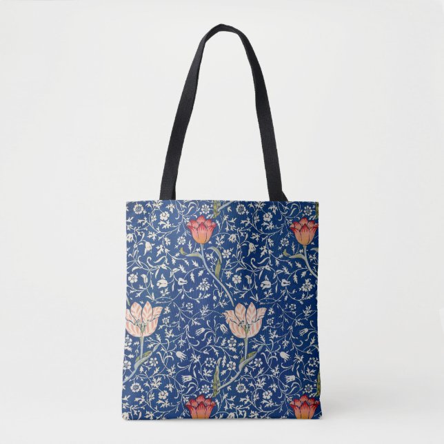 William Morris Medway Blue Floral  Tote Bag (Front)
