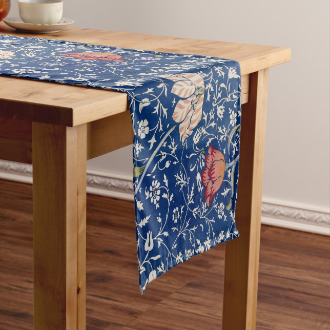 William Morris Medway Pattern Short Table Runner (In Situ)